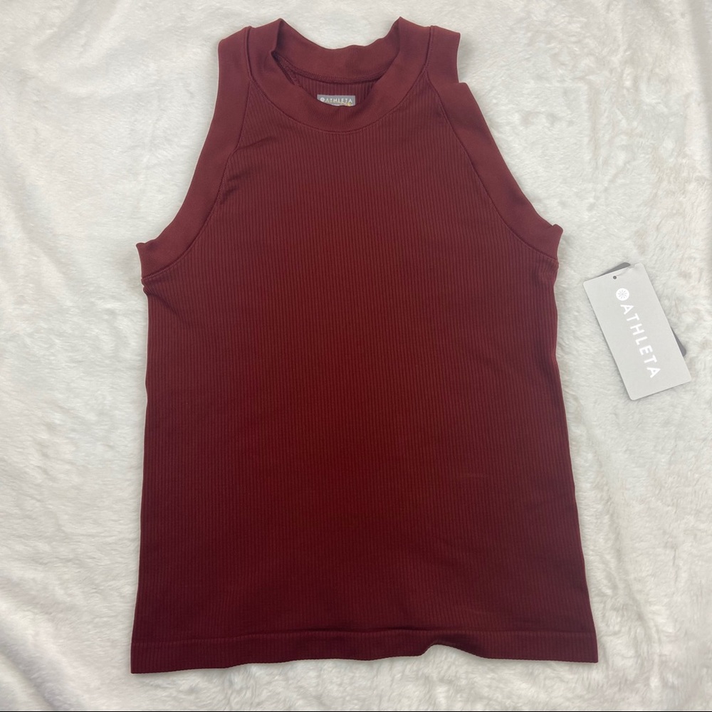 NWT Athlete Renew Racerback Tank // Russet Brown - Picture 4 of 8